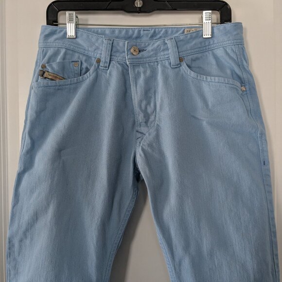 Diesel Jeans Men's 30x32 Slate Blue Darron Regular Slim-Tapered Denim Button-Fly - Picture 6 of 16